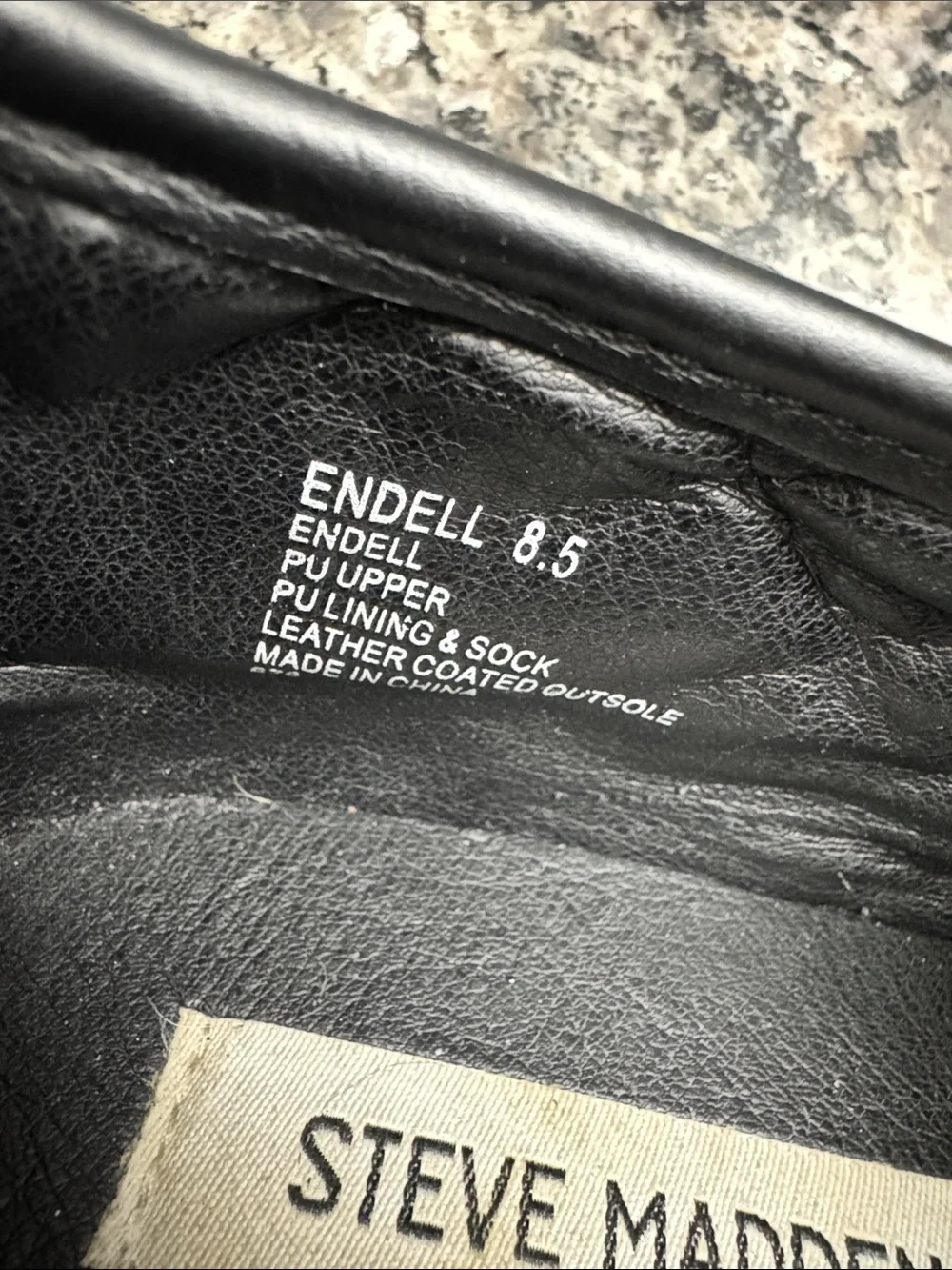 Steve Madden Black Quilted Slip-On Sneakers with White Sole 8.5